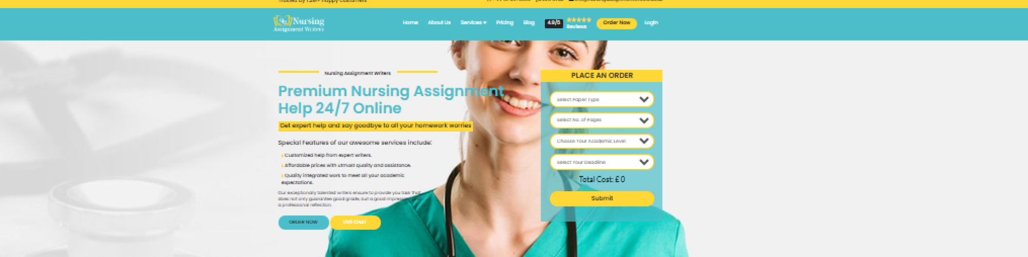 Nursing Assignment Writers UK