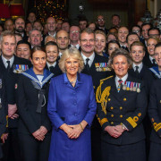 The RN Medical Branch hosted by the Duchess of Cornwall at St.James Palace following their deployment to support UNMISS